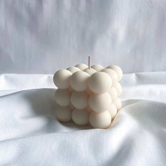 Cube Bubble Candle