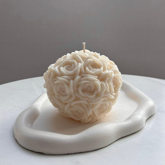 Rose Ball Candle