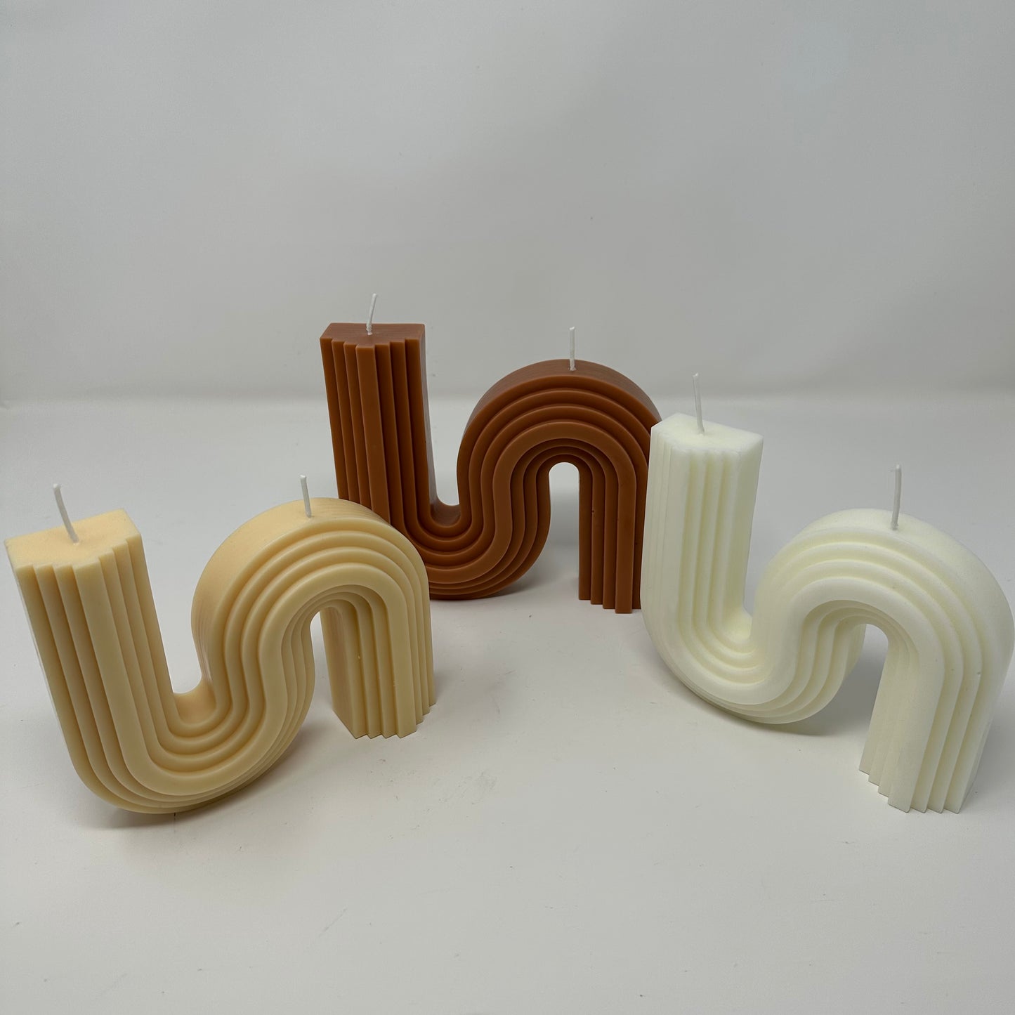 S Shaped Candle Set